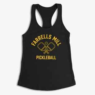 Farrells Mill South Carolina Pickleball Women's Racerback Tank