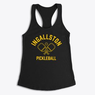 Ingallston Michigan Pickleball Women's Racerback Tank