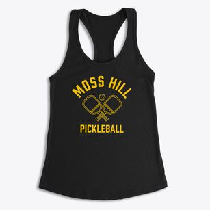 Moss Hill North Carolina Pickleball Women's Racerback Tank