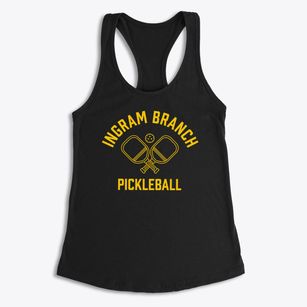 Ingram Branch West Virginia Pickleball Women's Racerback Tank