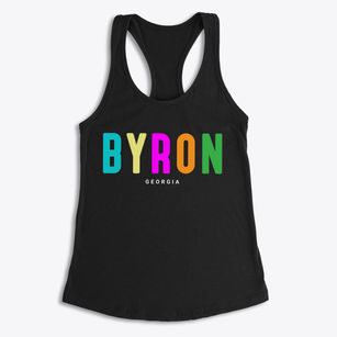 Byron Georgia Color Pop Women's Racerback Tank