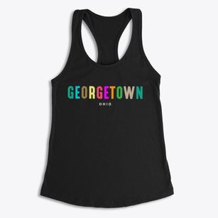 Georgetown Ohio Color Pop Women's Racerback Tank