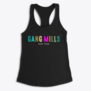 Gang Mills New York Color Pop Women's Racerback Tank
