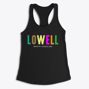 Lowell North Carolina Color Pop Women's Racerback Tank