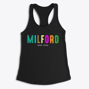 Milford New York Color Pop Women's Racerback Tank