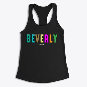 Beverly Ohio Color Pop Women's Racerback Tank