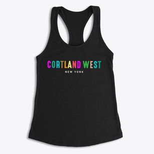 Cortland West New York Color Pop Women's Racerback Tank