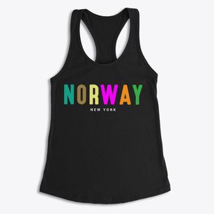 Norway New York Color Pop Women's Racerback Tank