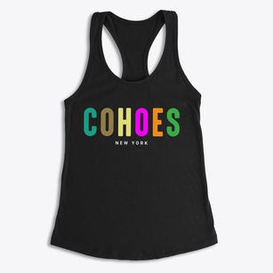 Cohoes New York Color Pop Women's Racerback Tank