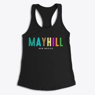 Mayhill New Mexico Color Pop Women's Racerback Tank