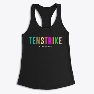 Tenstrike Minnesota Color Pop Women's Racerback Tank
