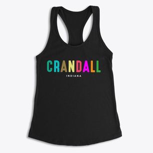 Crandall Indiana Color Pop Women's Racerback Tank