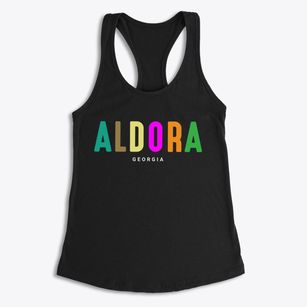Aldora Georgia Color Pop Women's Racerback Tank