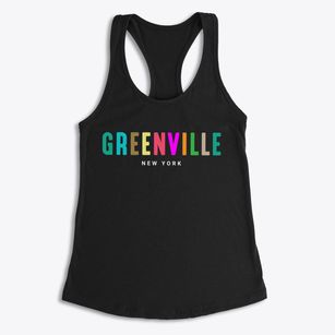 Greenville New York Color Pop Women's Racerback Tank