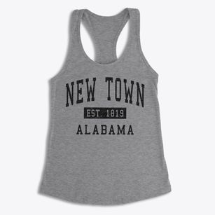 New Town Alabama Classic Established Women's Racerback Tank