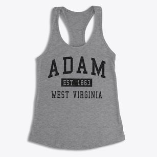 Adam West Virginia Classic Established Women's Racerback Tank