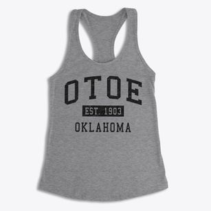 Otoe Oklahoma Classic Established Women's Racerback Tank