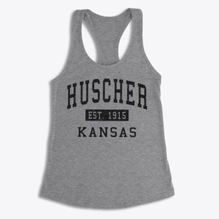 Huscher Kansas Classic Established Women's Racerback Tank