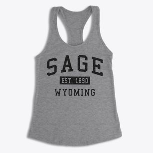 Sage Wyoming Classic Established Women's Racerback Tank