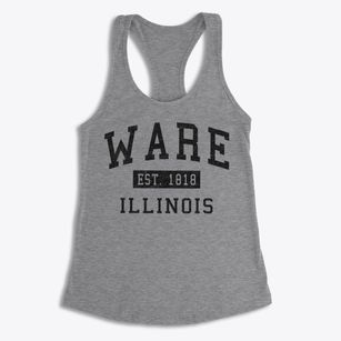 Ware Illinois Classic Established Women's Racerback Tank
