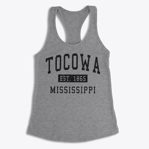 Tocowa Mississippi Classic Established Women's Racerback Tank