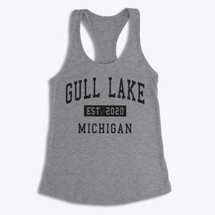 Gull Lake Michigan Classic Established Women's Racerback Tank