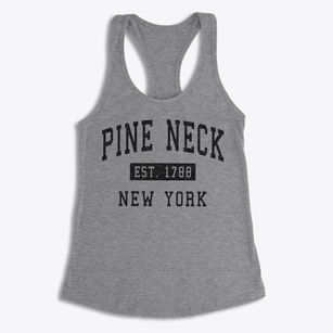 Pine Neck New York Classic Established Women's Racerback Tank
