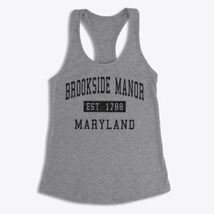 Brookside Manor Maryland Classic Established Women's Racerback Tank