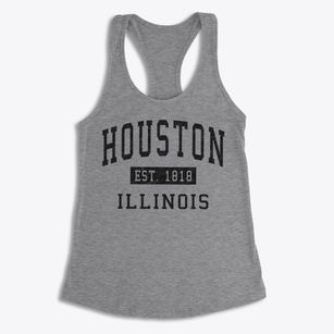 Houston Illinois Classic Established Women's Racerback Tank