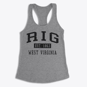 Rig West Virginia Classic Established Women's Racerback Tank