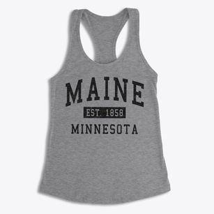Maine Minnesota Classic Established Women's Racerback Tank