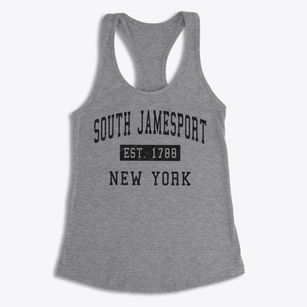 South Jamesport New York Classic Established Women's Racerback Tank