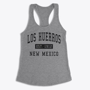 Los Huerros New Mexico Classic Established Women's Racerback Tank
