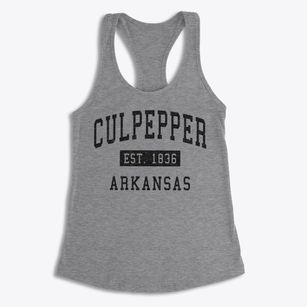 Culpepper Arkansas Classic Established Women's Racerback Tank