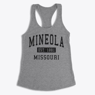 Mineola Missouri Classic Established Women's Racerback Tank