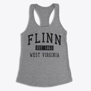 Flinn West Virginia Classic Established Women's Racerback Tank