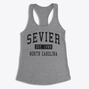 Sevier North Carolina Classic Established Women's Racerback Tank