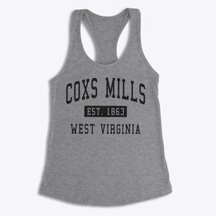 Coxs Mills West Virginia Classic Established Women's Racerback Tank