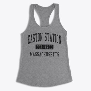 Easton Station Massachusetts Classic Established Women's Racerback Tank