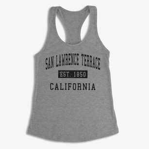 San Lawrence Terrace California Classic Established Women's Racerback Tank