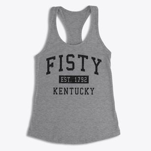 Fisty Kentucky Classic Established Women's Racerback Tank