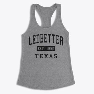 Ledbetter Texas Classic Established Women's Racerback Tank