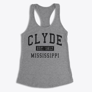 Clyde Mississippi Classic Established Women's Racerback Tank