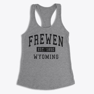 Frewen Wyoming Classic Established Women's Racerback Tank