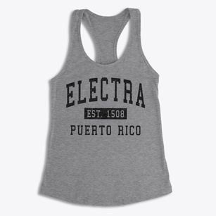 Electra Puerto Rico Classic Established Women's Racerback Tank