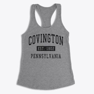 Covington Pennsylvania Classic Established Women's Racerback Tank