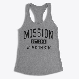 Mission Wisconsin Classic Established Women's Racerback Tank