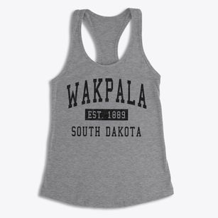Wakpala South Dakota Classic Established Women's Racerback Tank