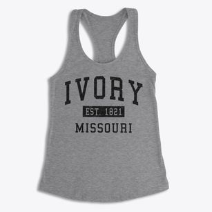 Ivory Missouri Classic Established Women's Racerback Tank