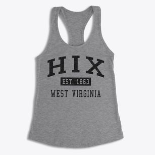Hix West Virginia Classic Established Women's Racerback Tank